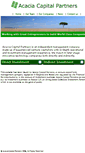 Mobile Screenshot of acaciacp.com